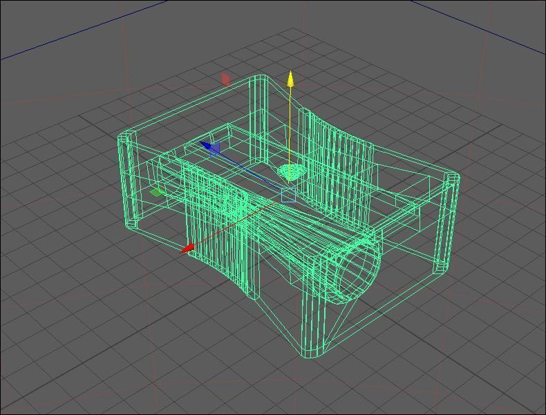 Sharpener orange Free low-poly 3D model_4