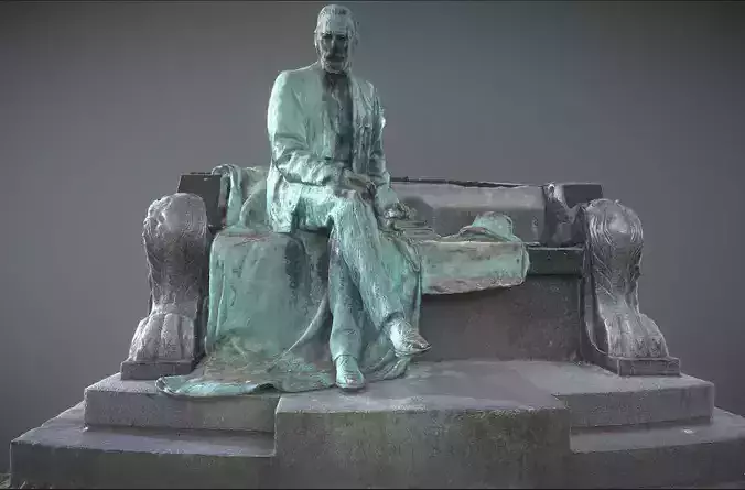 Karolyi Sandor counts statue