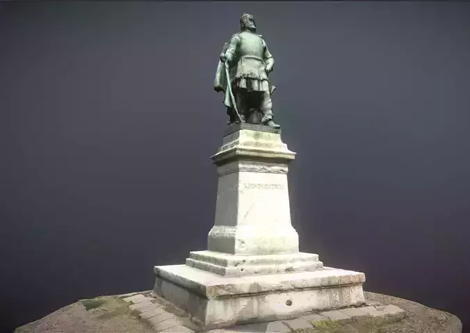 The statue of Szondy Gyorgy