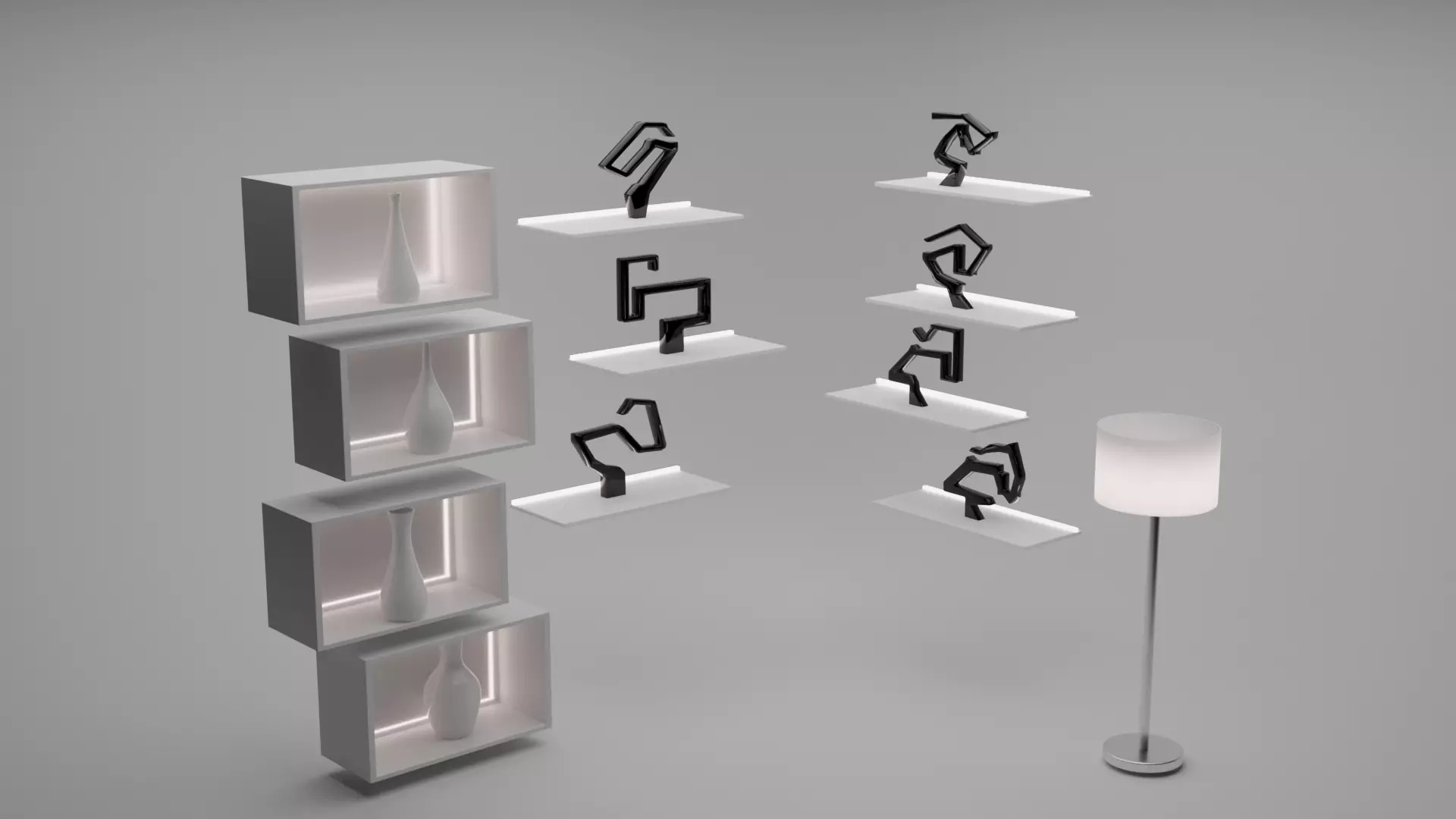 interior objects Free 3D model