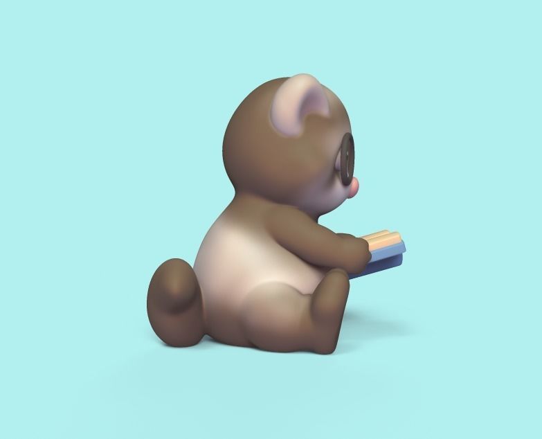 Ferret Book 3D print model_2