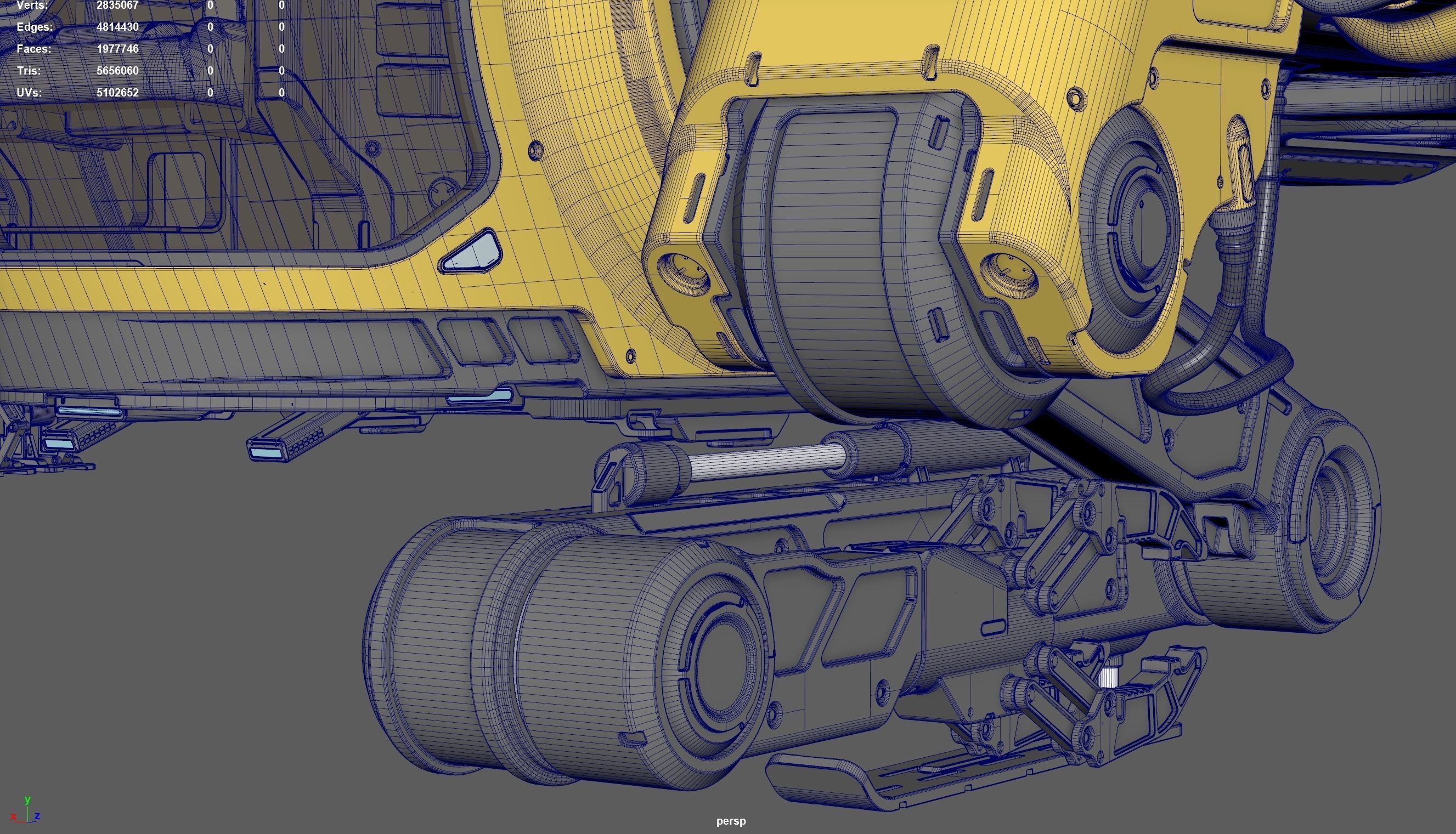 Sci Fi Engineering Jet 3D model_20