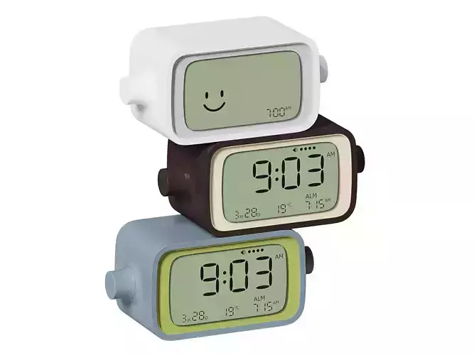 Lexon Dreamtime Alarm Clock 3D model