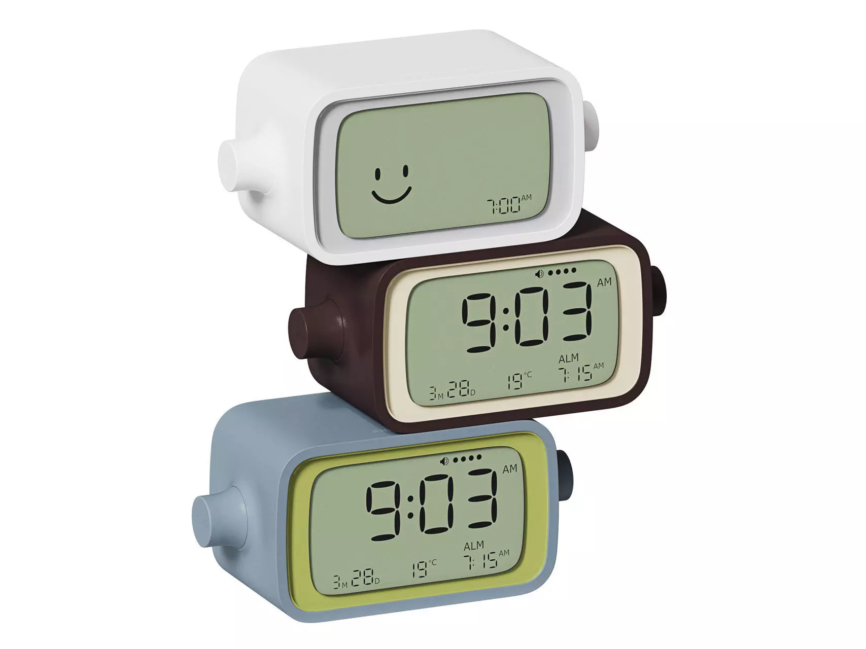 Lexon Dreamtime Alarm Clock 3D model