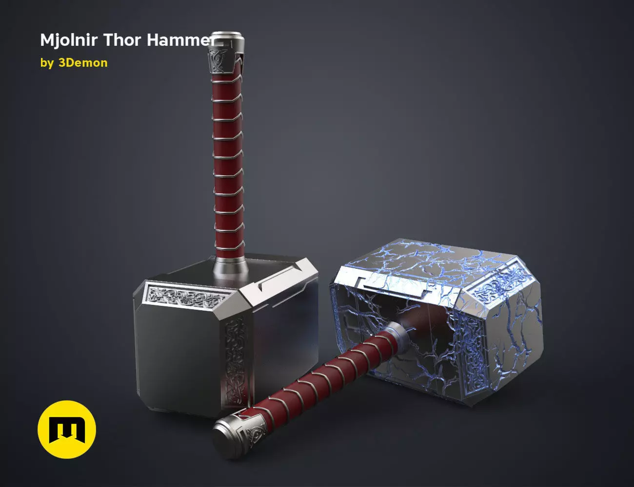 Mjolnir hammer - Love and Thunder 3D print model_0