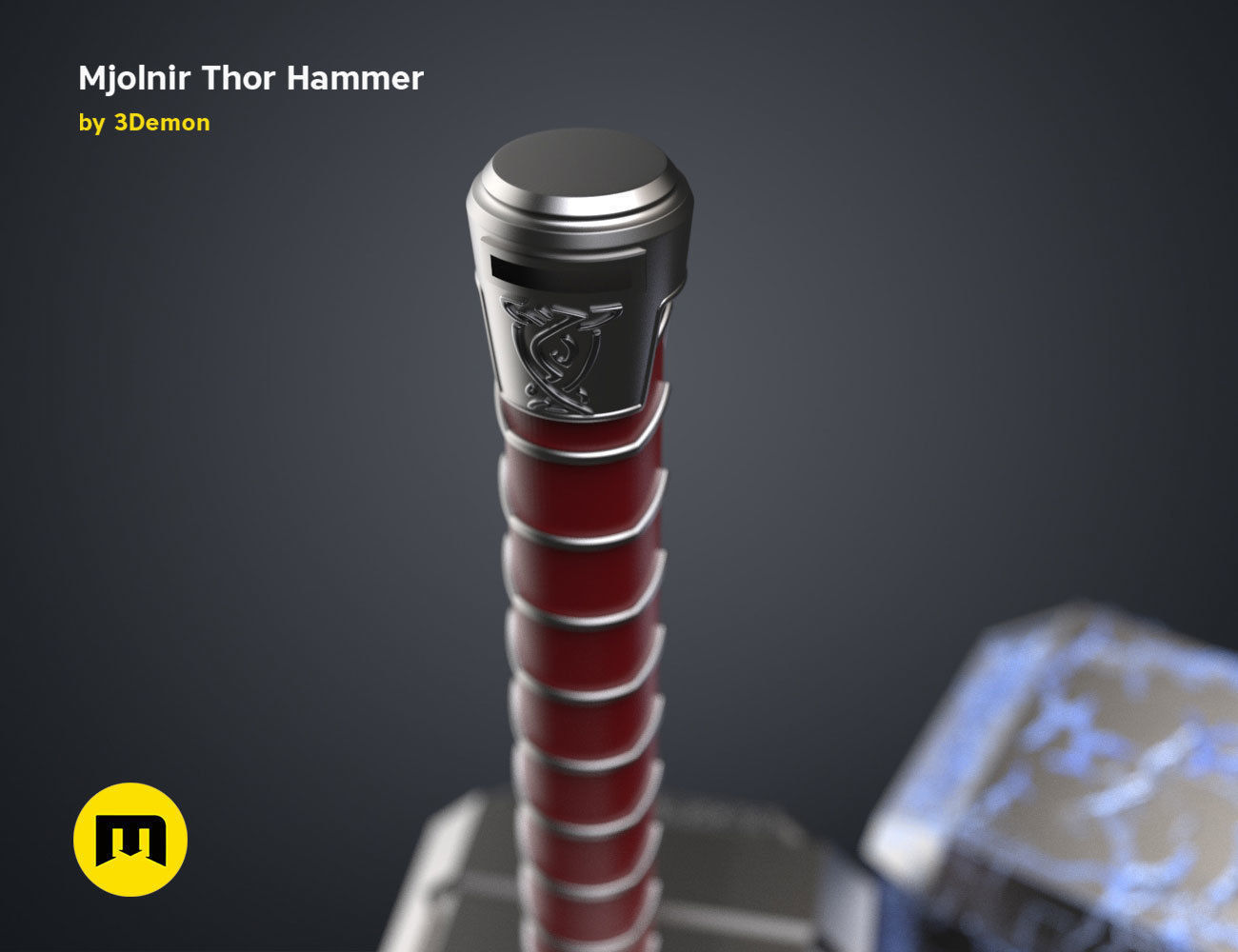 Mjolnir hammer - Love and Thunder 3D print model_5