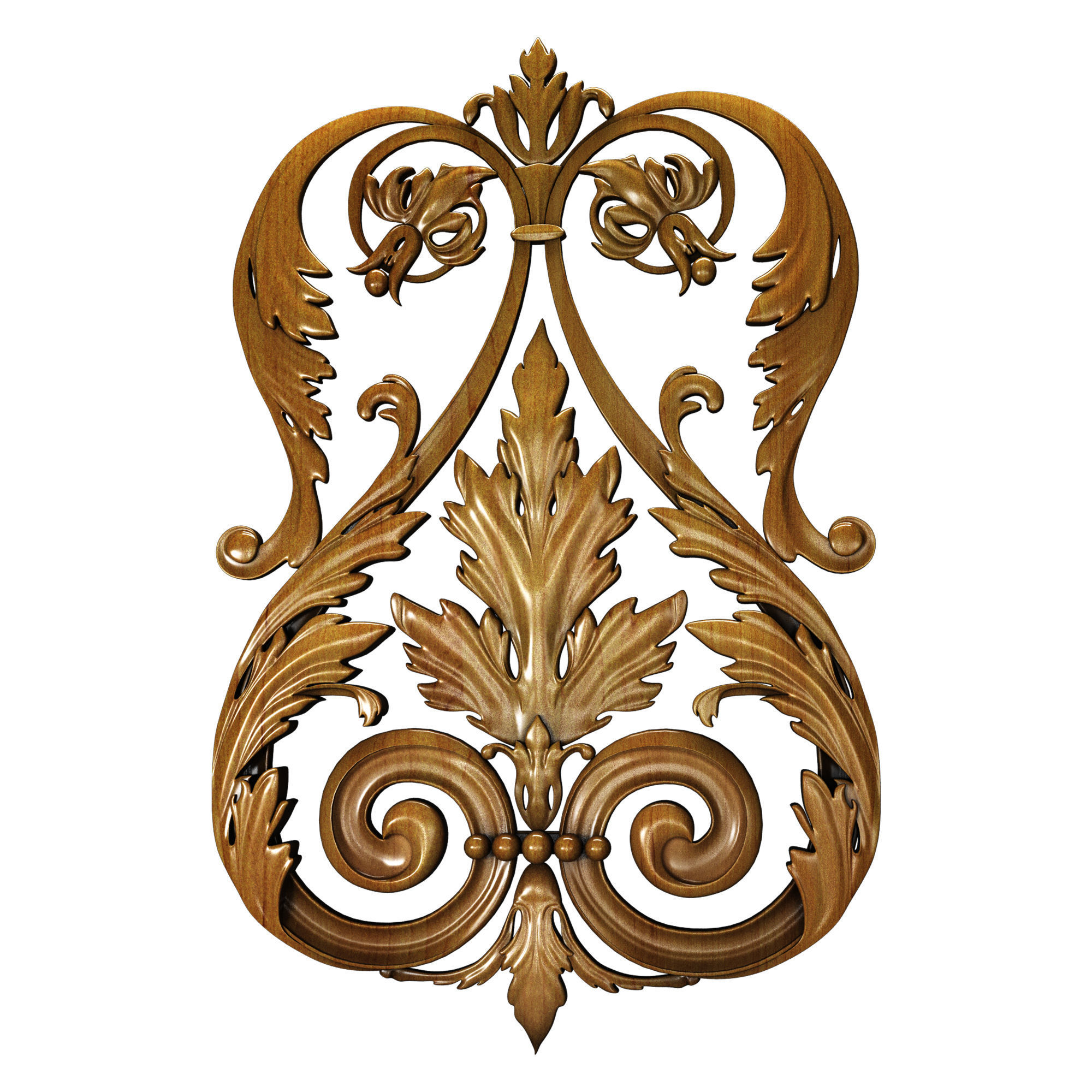 Decorative Ornamental 04 3D model_2
