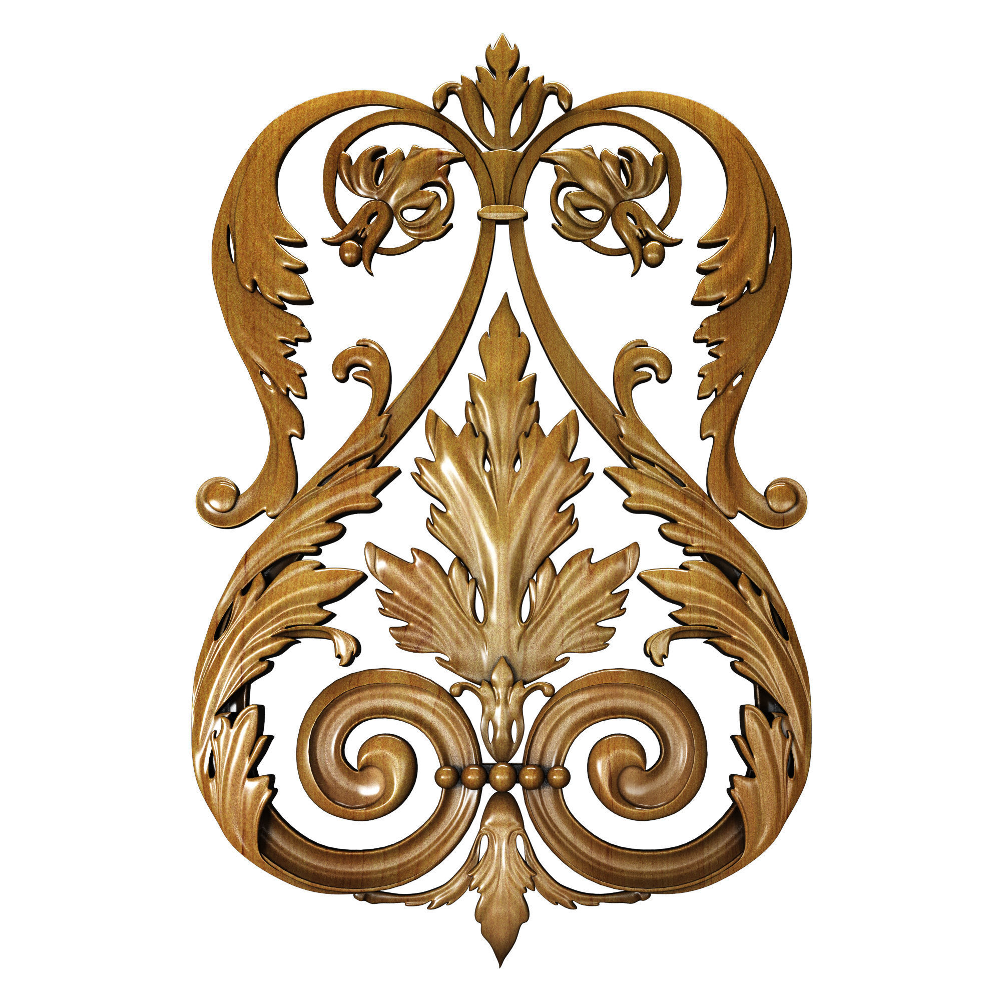 Decorative Ornamental 04 3D model_3