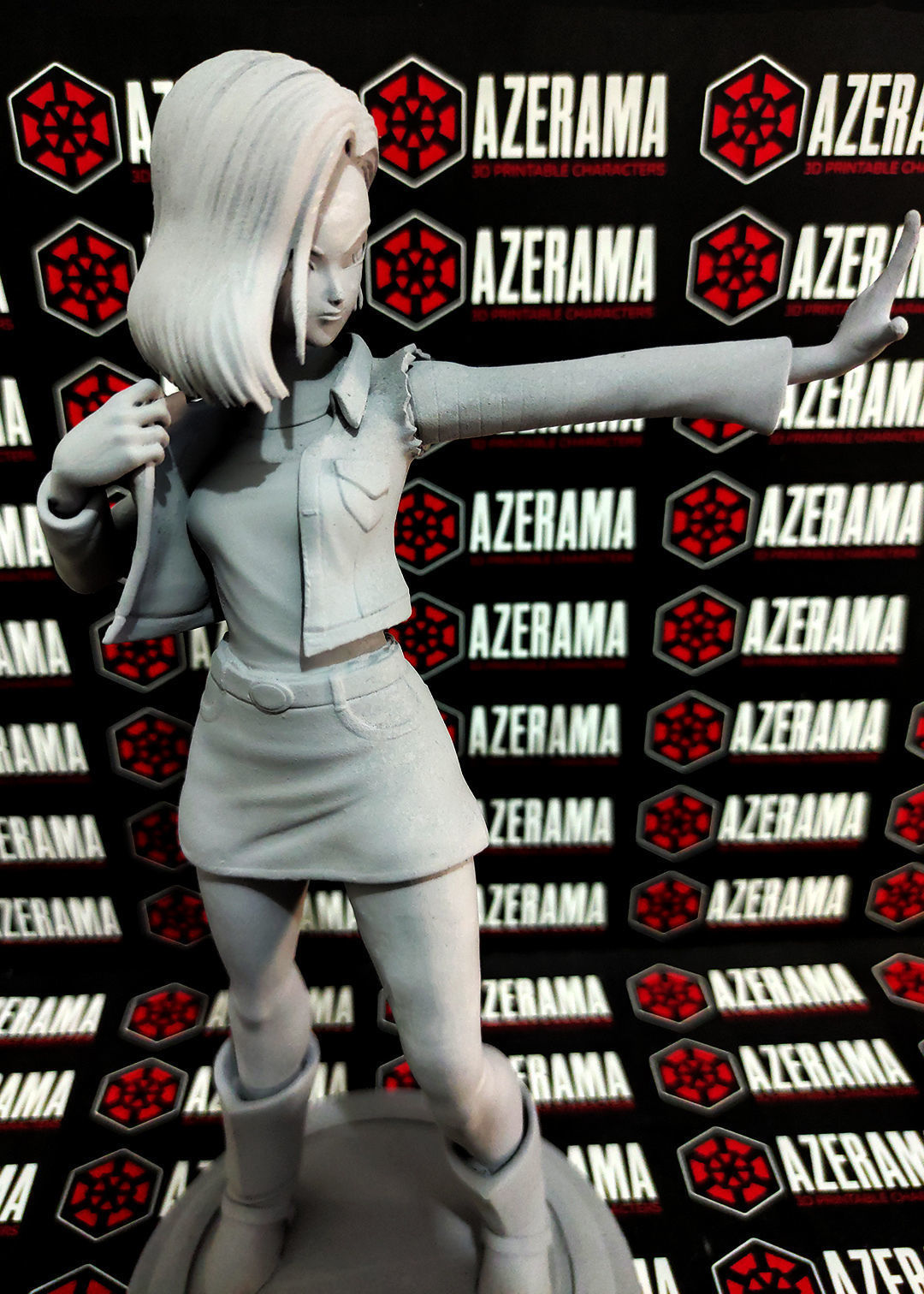 ANDROID 18 STL READY FOR 3D PRINTING 3D print model_4