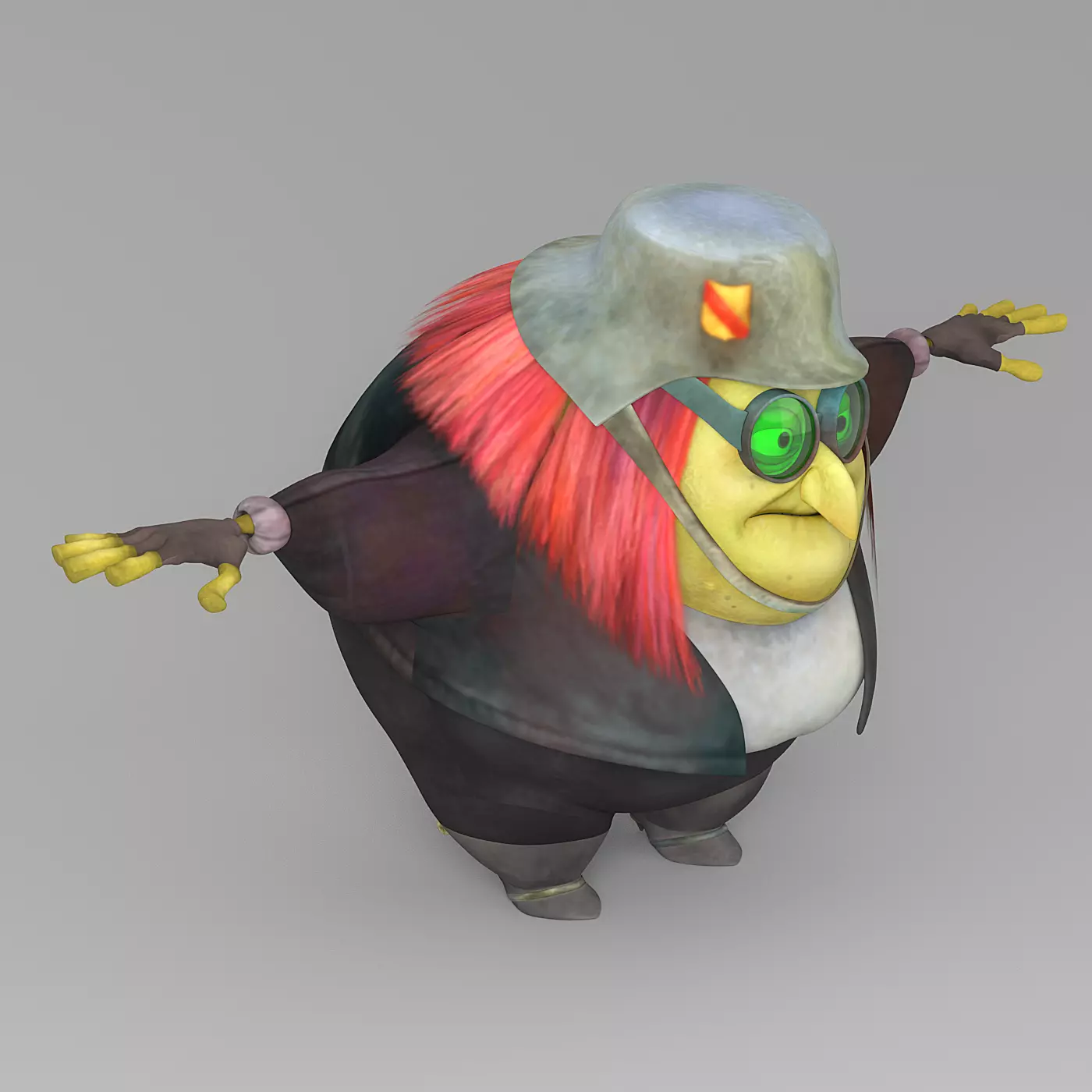 cartoon woman 11 Low-poly 3D model