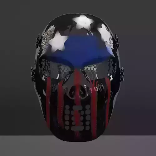 american darck mask mafia 3D model