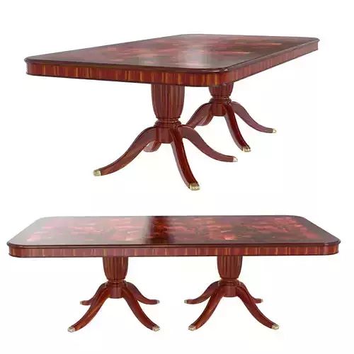 Armando Rho classic wood dining table 