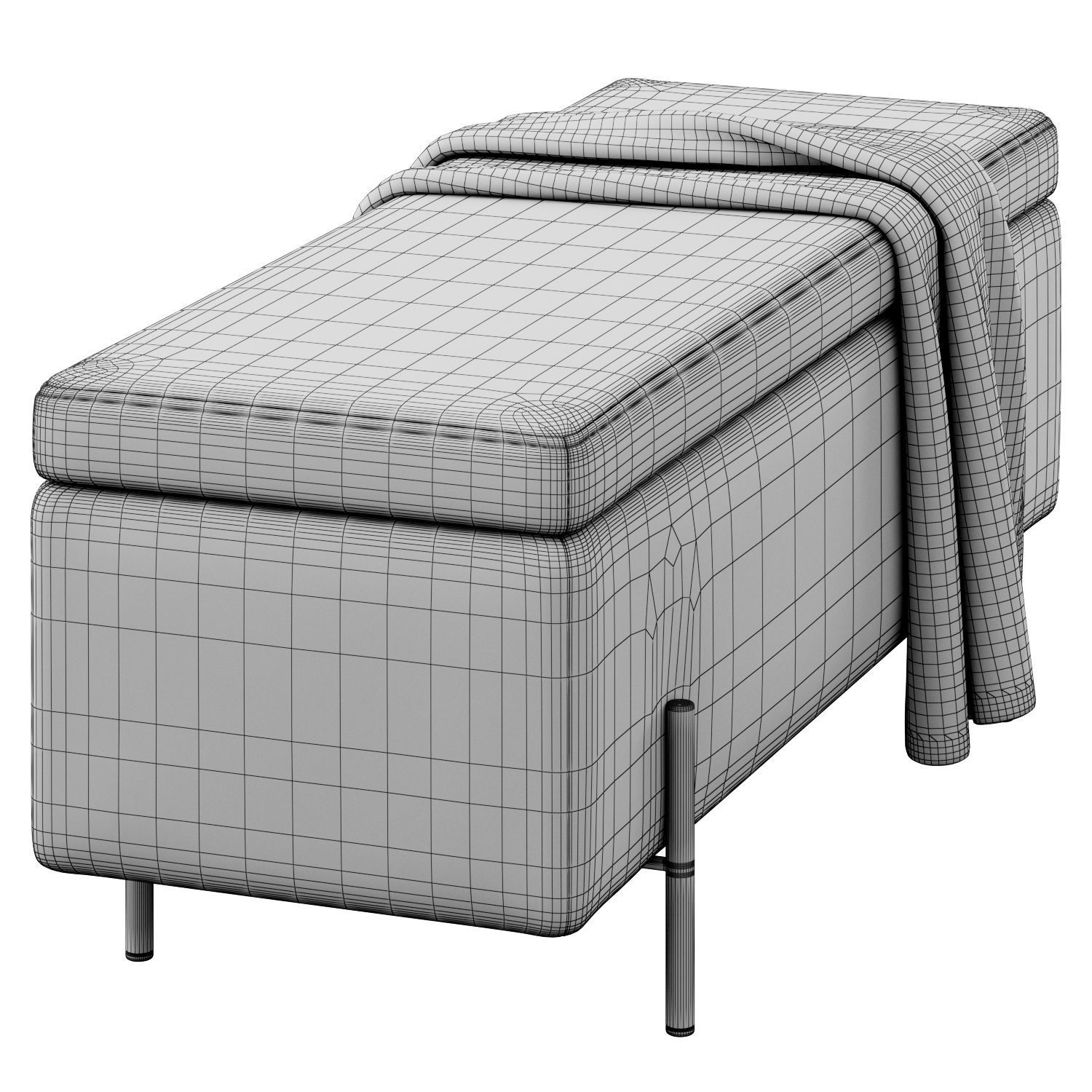Jodel Upholstered Storage Bench by Everly Quinn 3D model_3