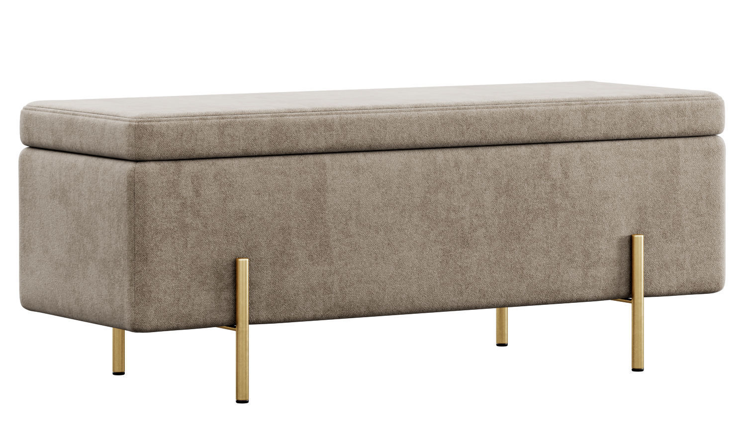 Jodel Upholstered Storage Bench by Everly Quinn 3D model_15