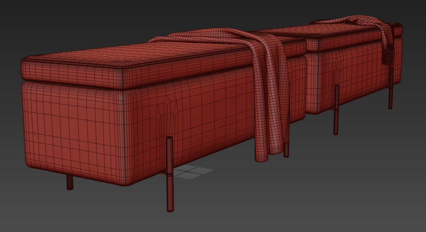 Jodel Upholstered Storage Bench by Everly Quinn 3D model_10