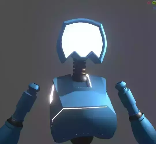 Blue Robot