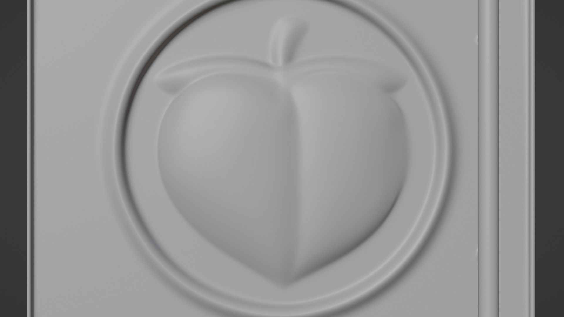 Chinese Peach Door 3D model_14