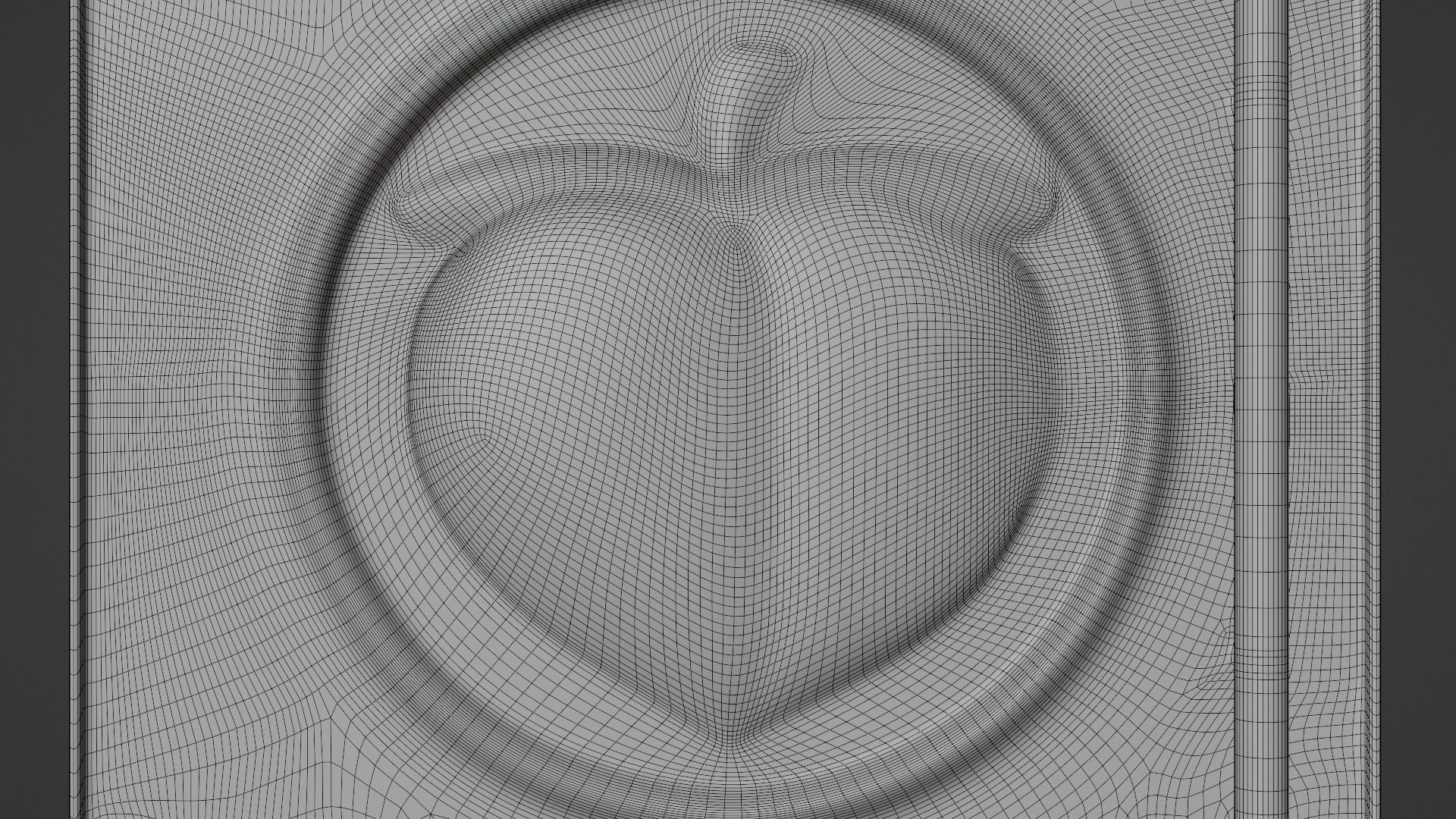 Chinese Peach Door 3D model_15