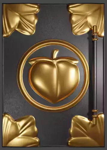 Chinese Peach Door 3D model