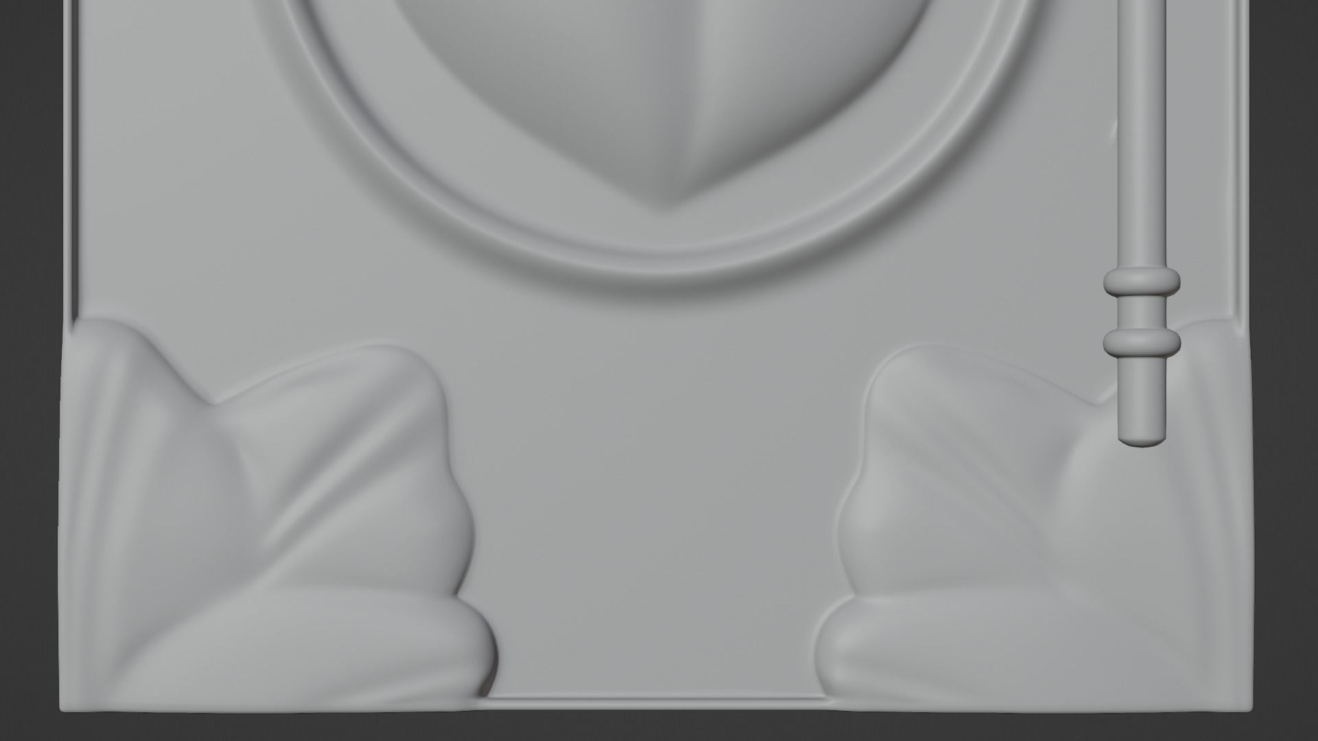 Chinese Peach Door 3D model_17