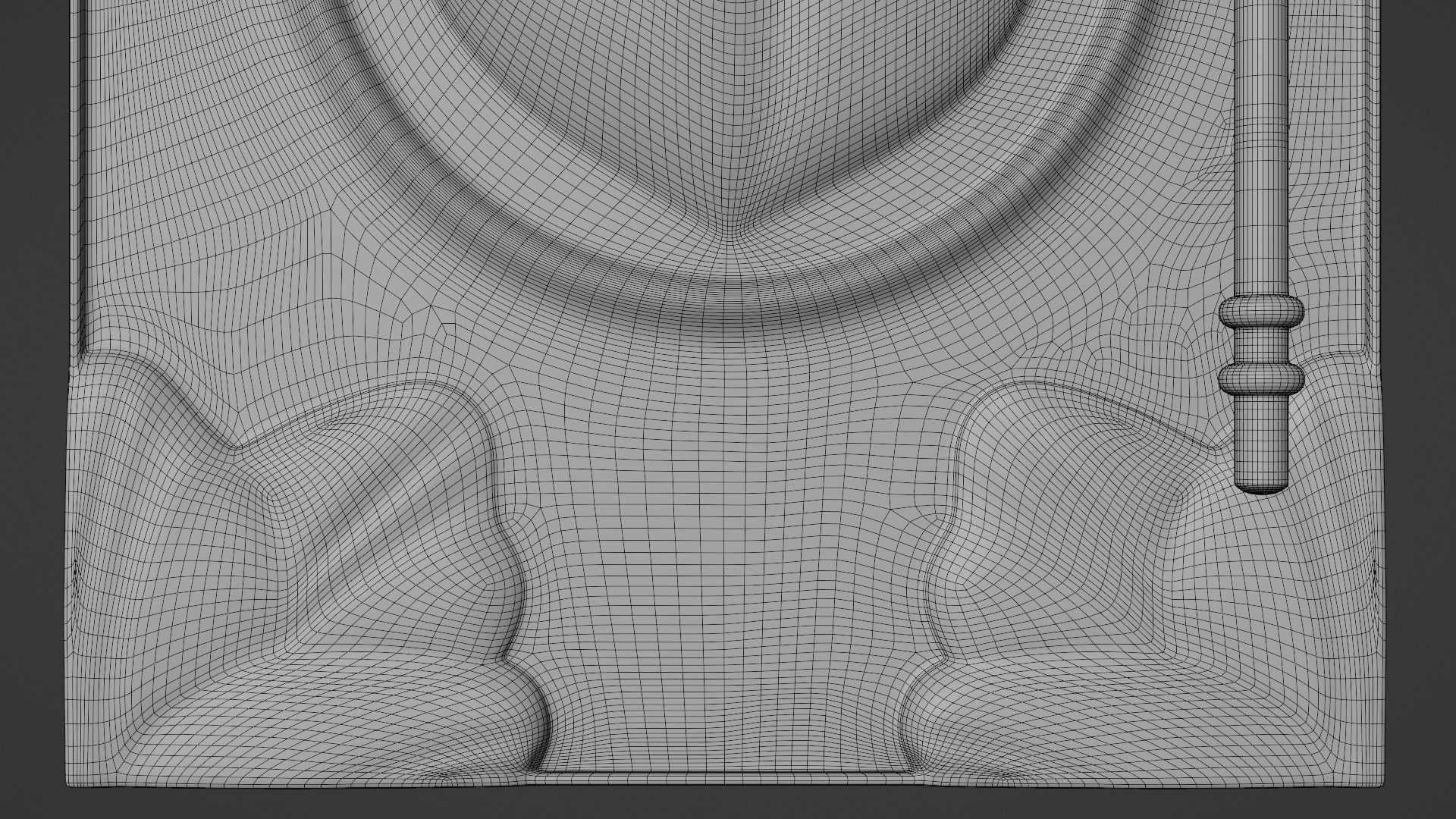 Chinese Peach Door 3D model_18