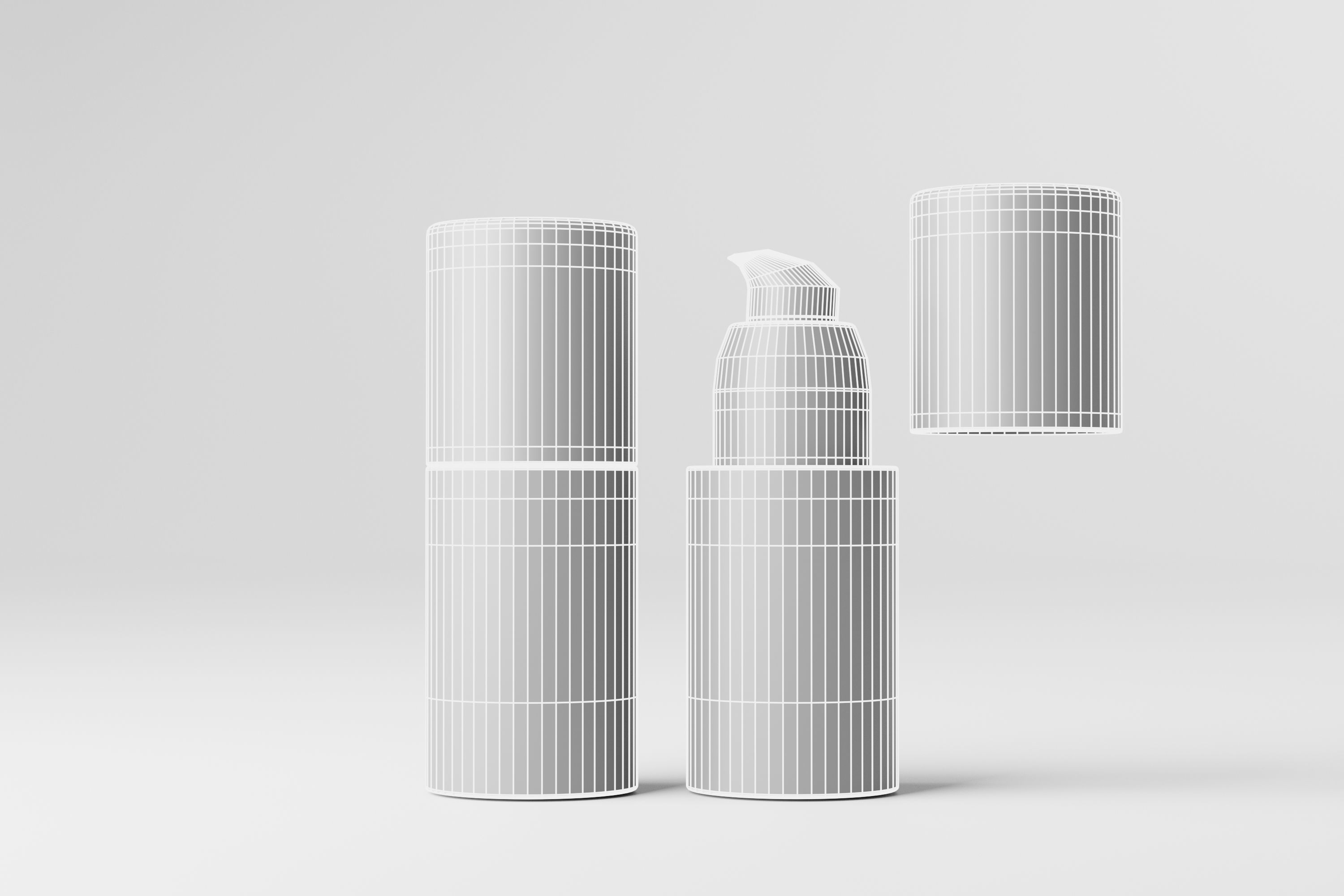 Cosmetic Bottle 3D model_4