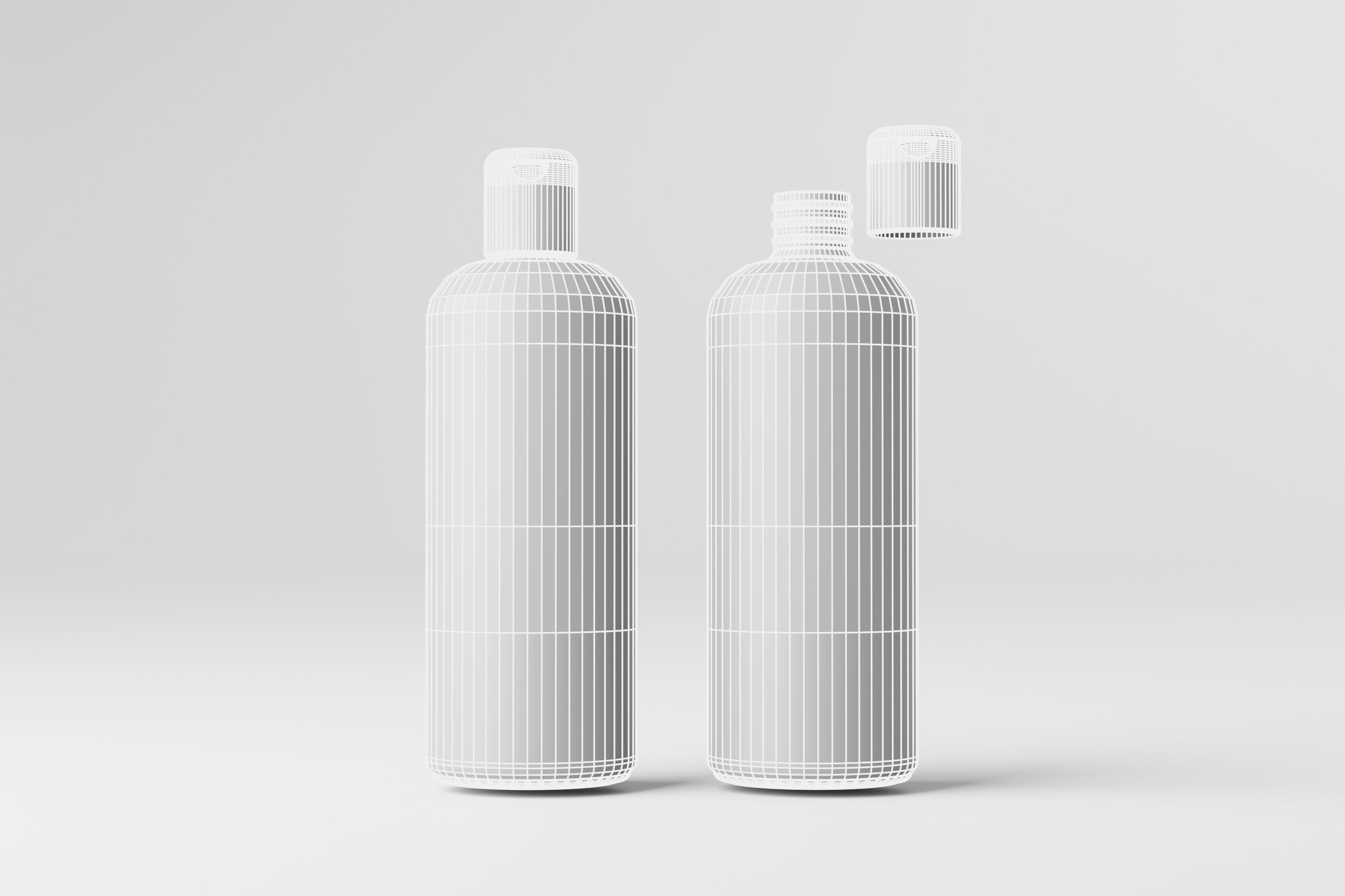 Cosmetic Bottle 3D model_4
