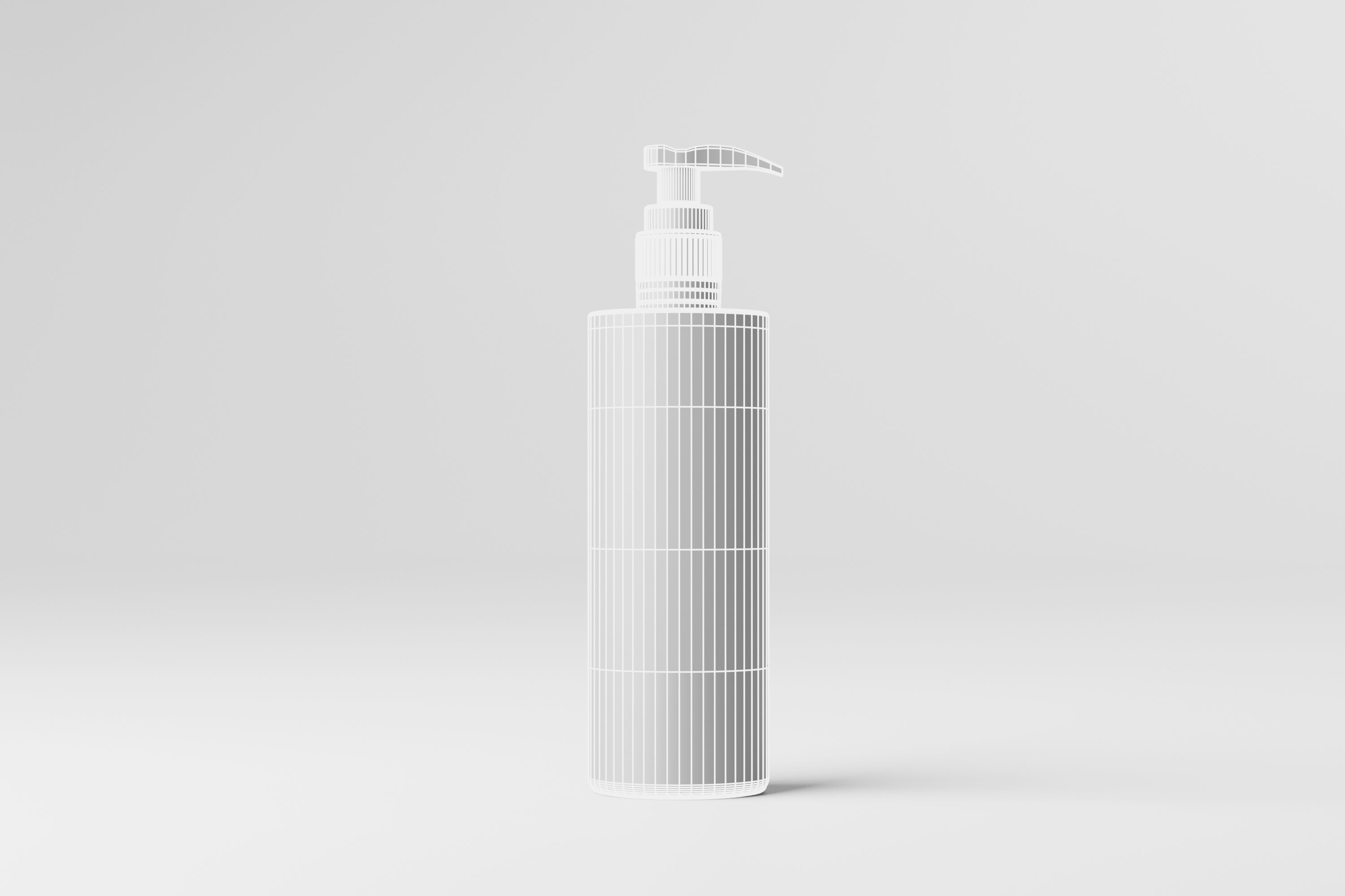 Cosmetic Bottle 3D model_4