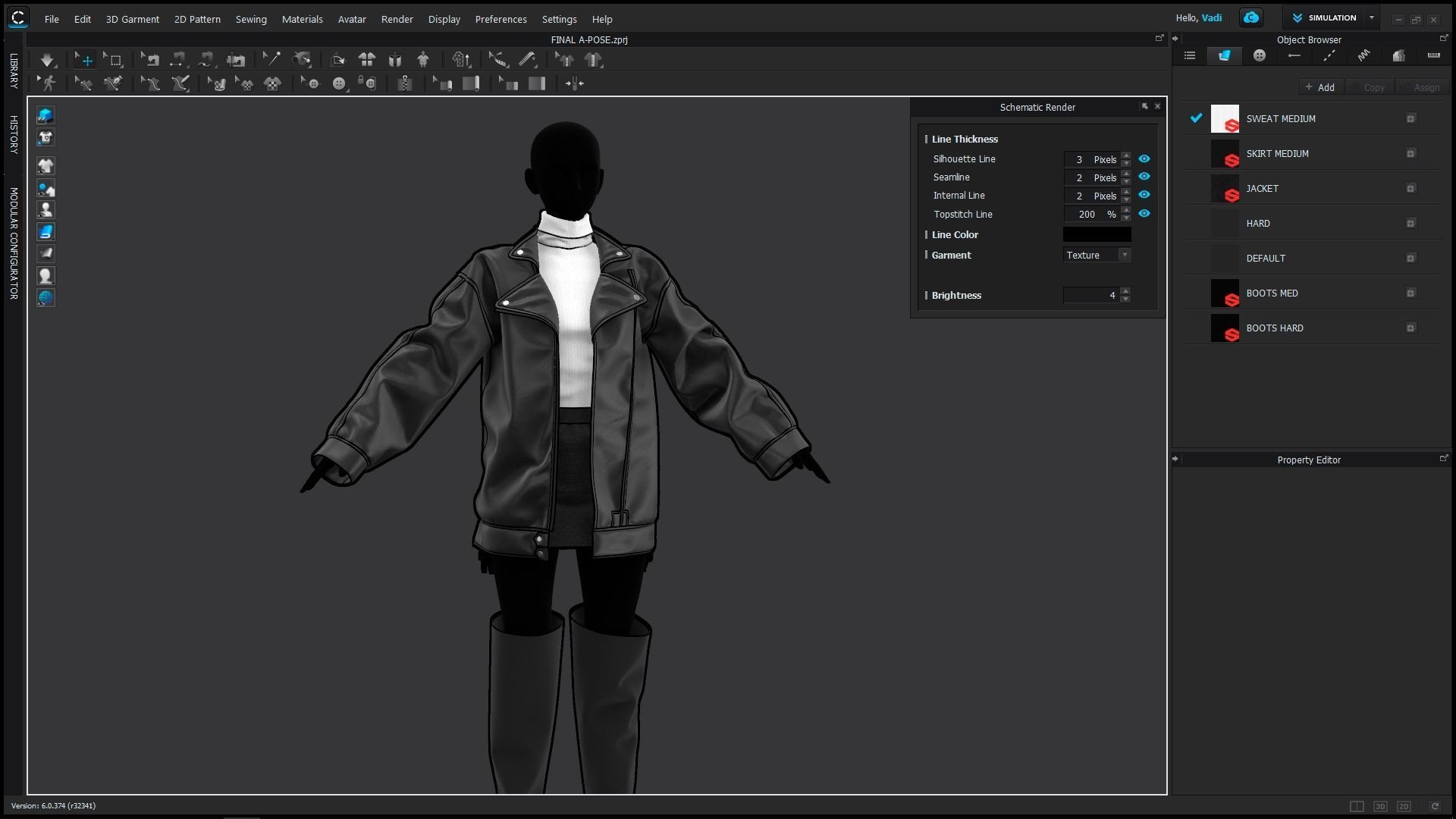 Female Modern Outfit 8 3D model_4