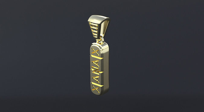 Xanax pills pendant 3D print or CNC model  3D print model