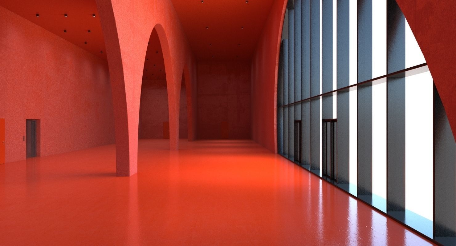 Art Gallery 10 3D model_2