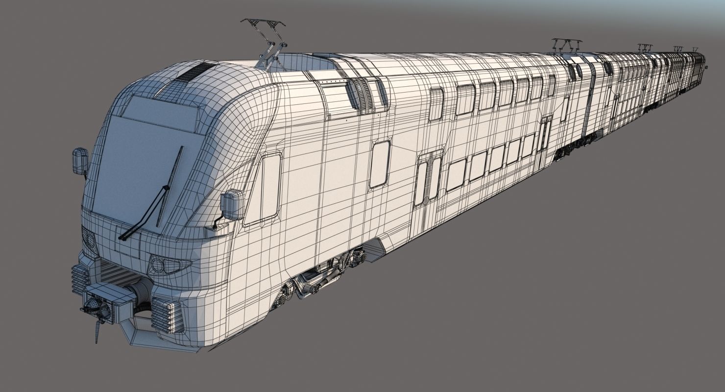 Stadler Dosto Passenger Train 3D model_12