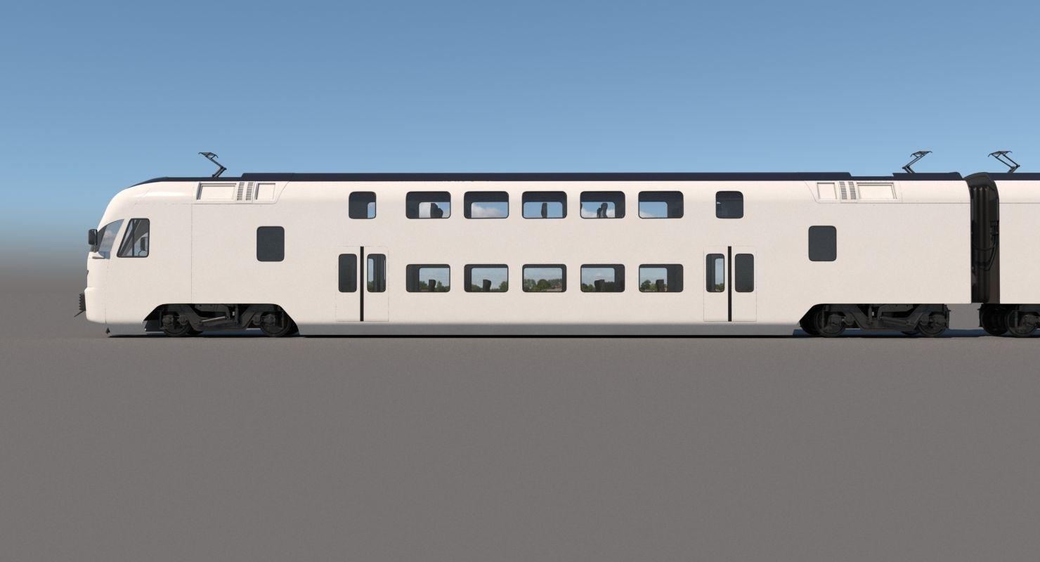 Stadler Dosto Passenger Train 3D model_5