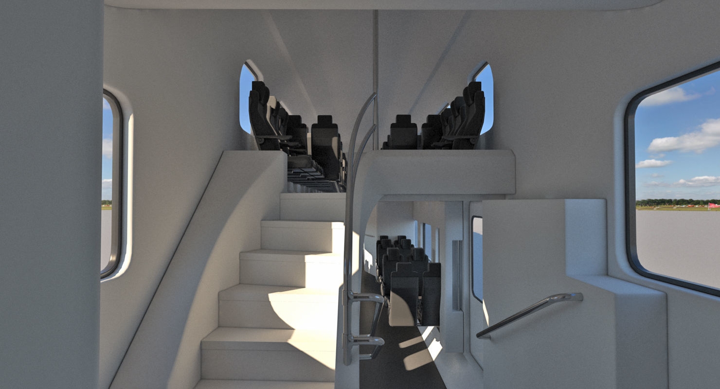 Stadler Dosto Passenger Train 3D model_3