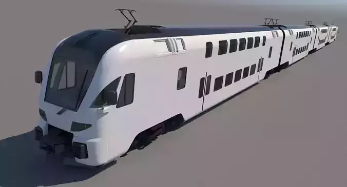 Stadler Dosto Passenger Train 3D model