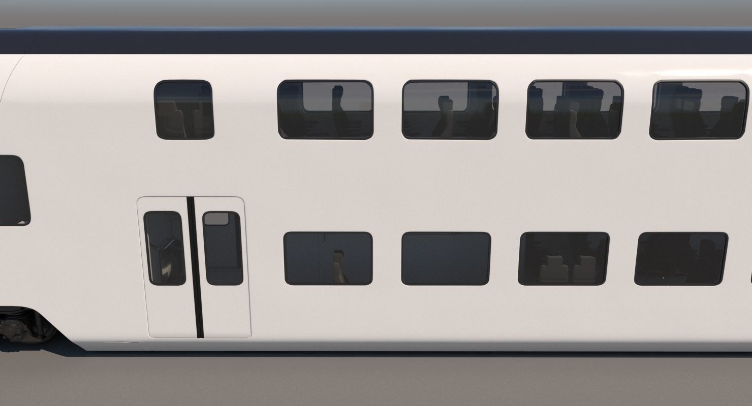Stadler Dosto Passenger Train 3D model_11