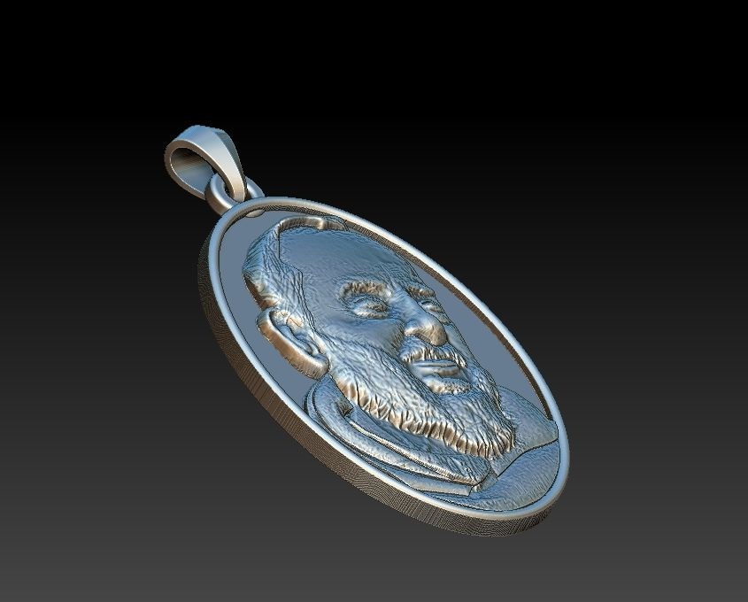 Padre Pio 3D print model_3