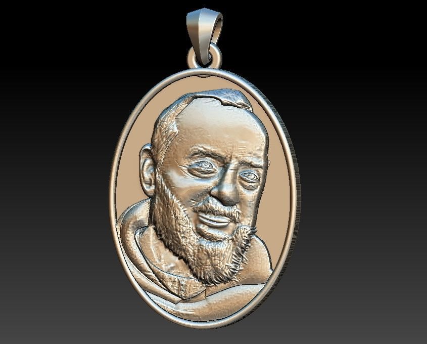 Padre Pio 3D print model_1