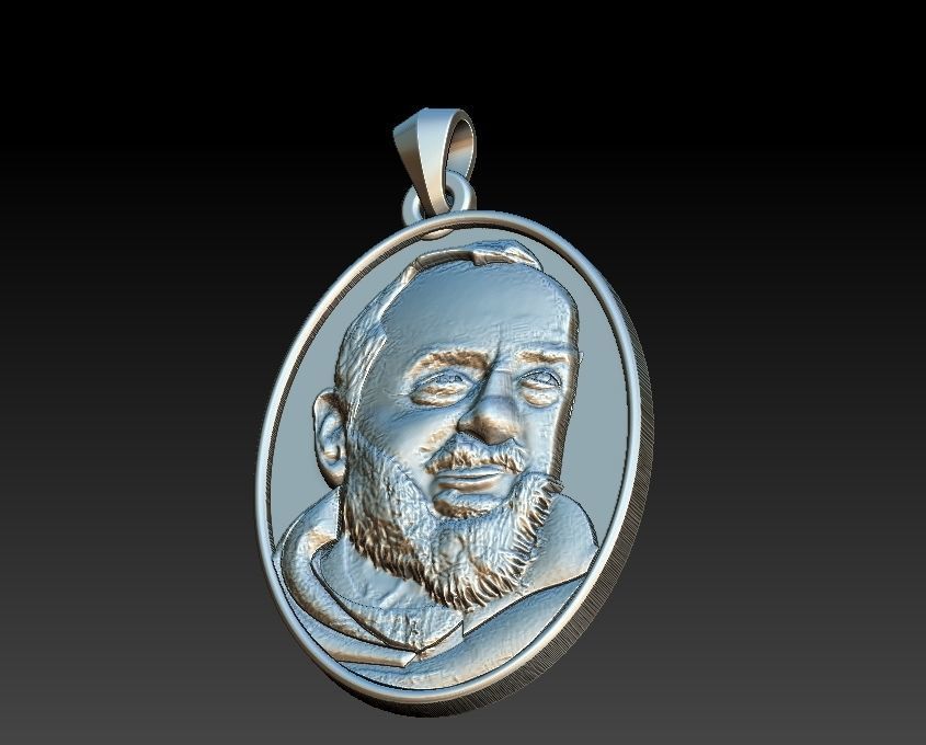 Padre Pio 3D print model_2