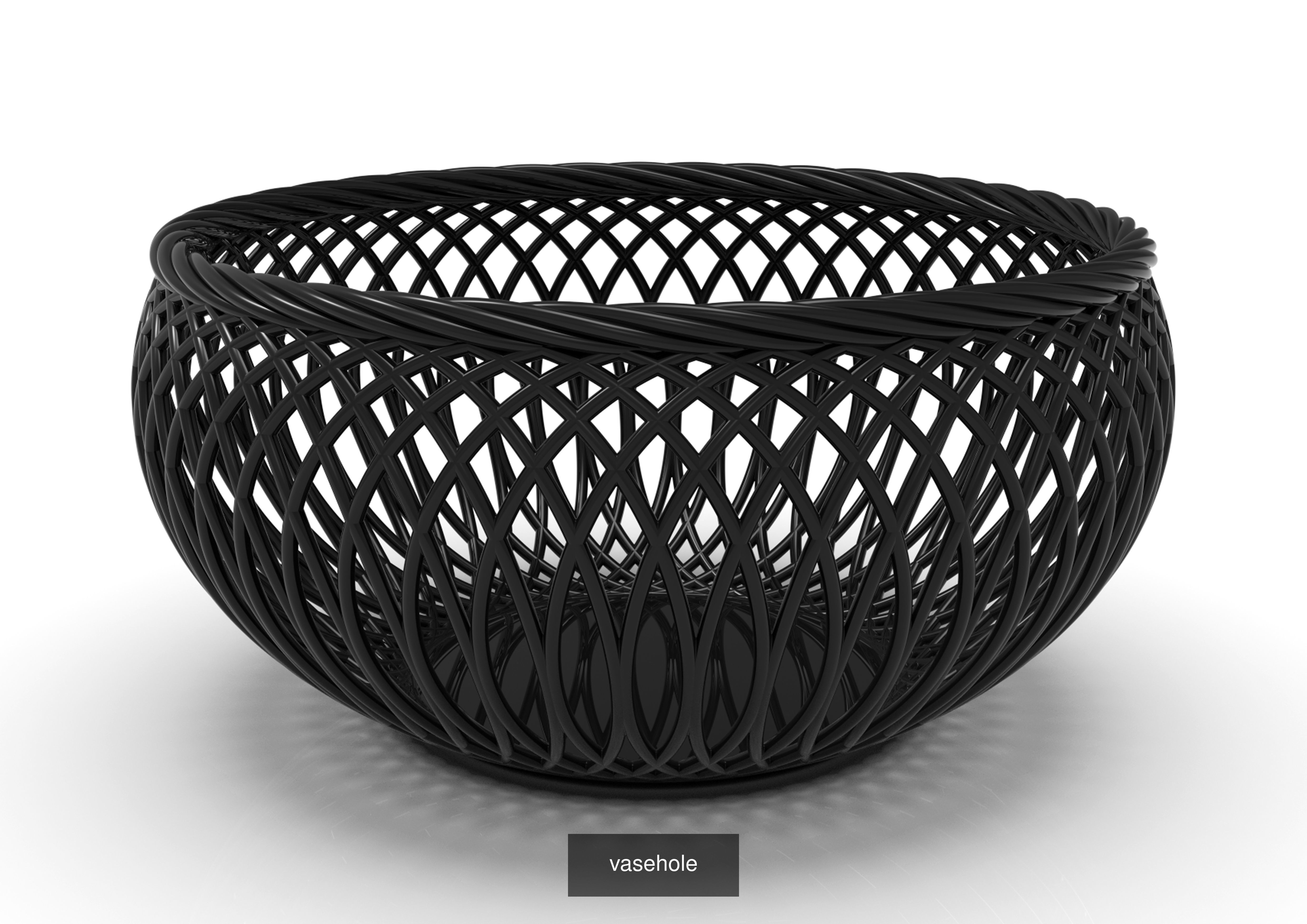 3dprint collection vase with wavy lines _148