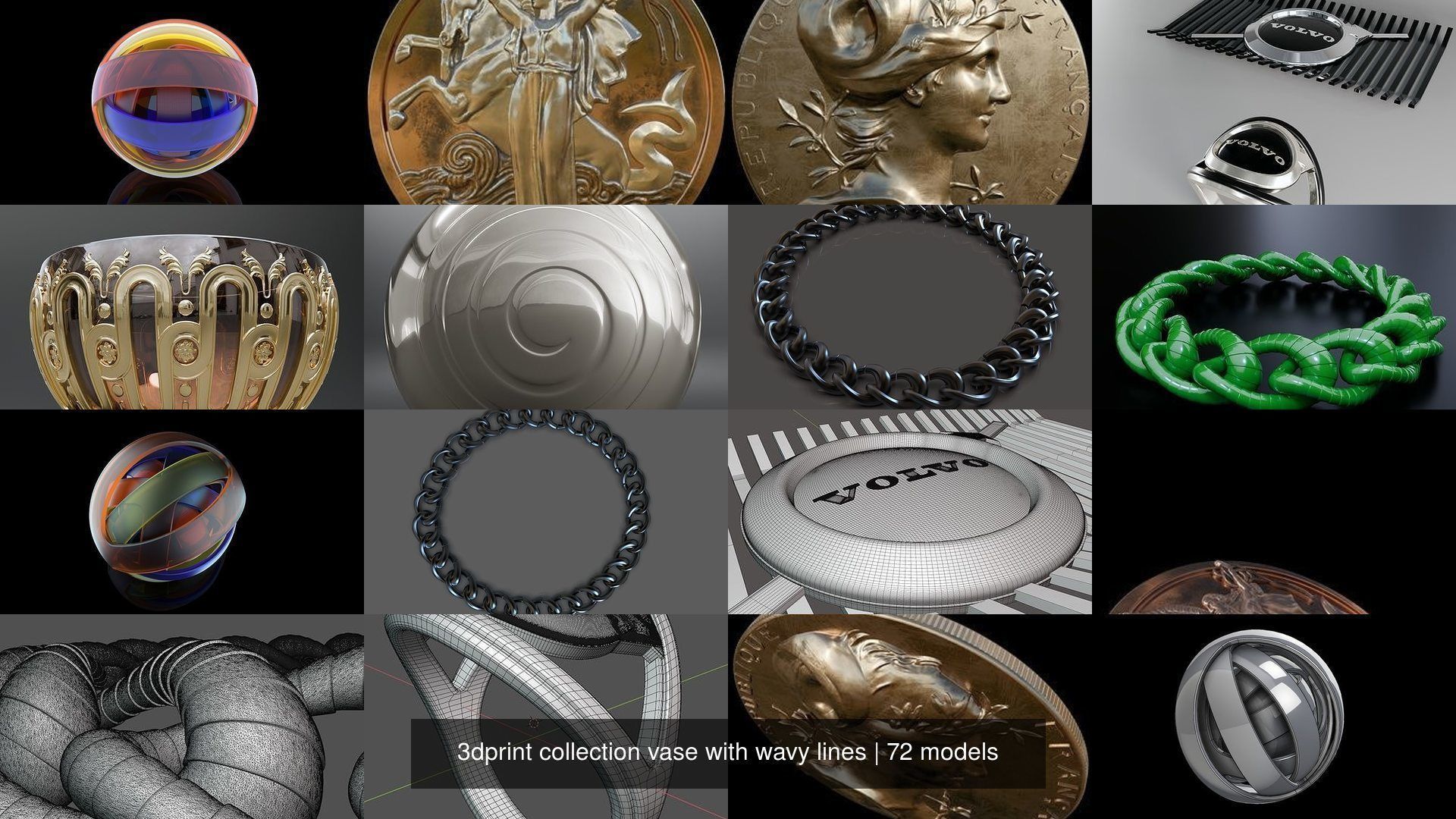 3dprint collection vase with wavy lines _31