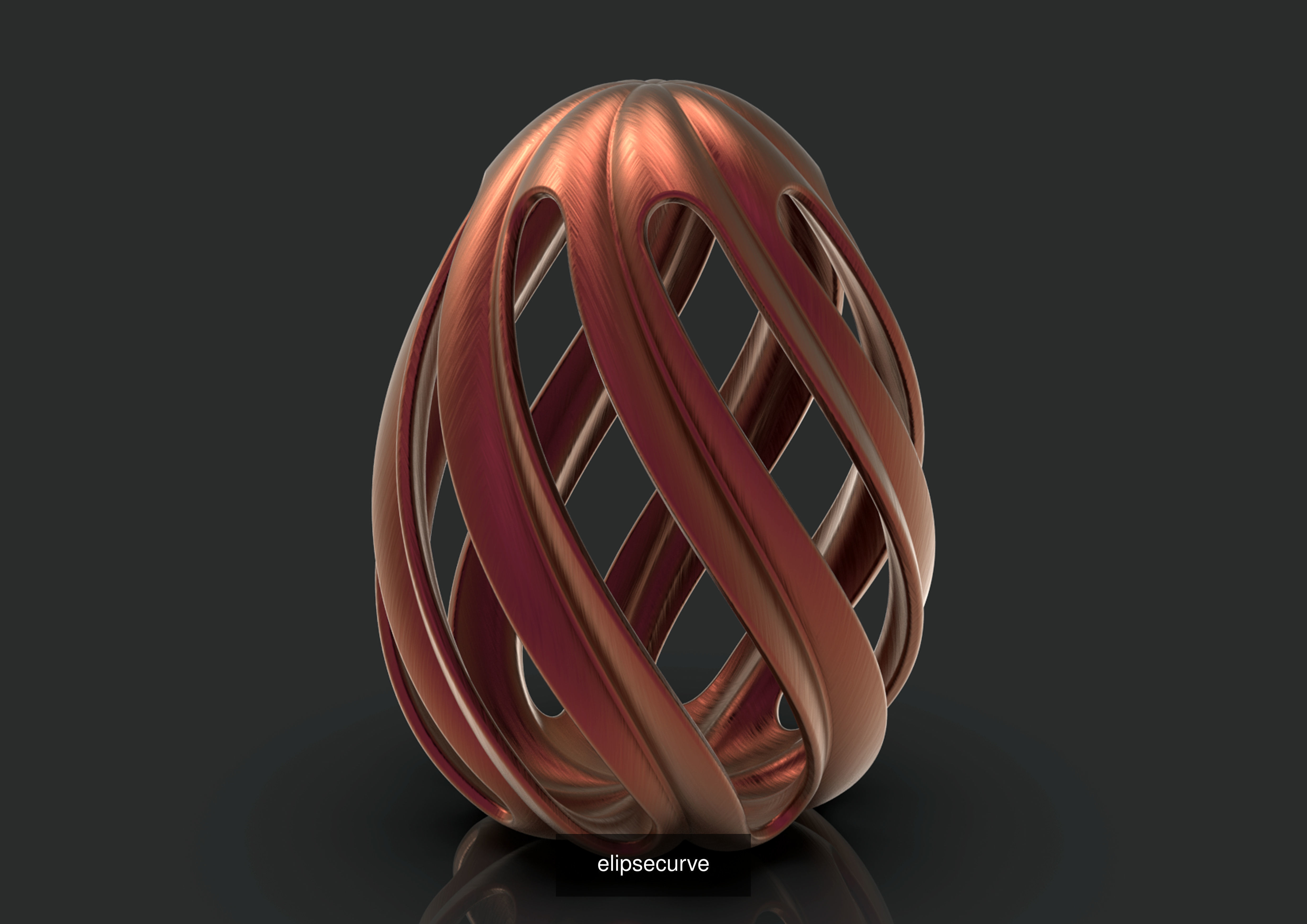 3dprint collection vase with wavy lines _142