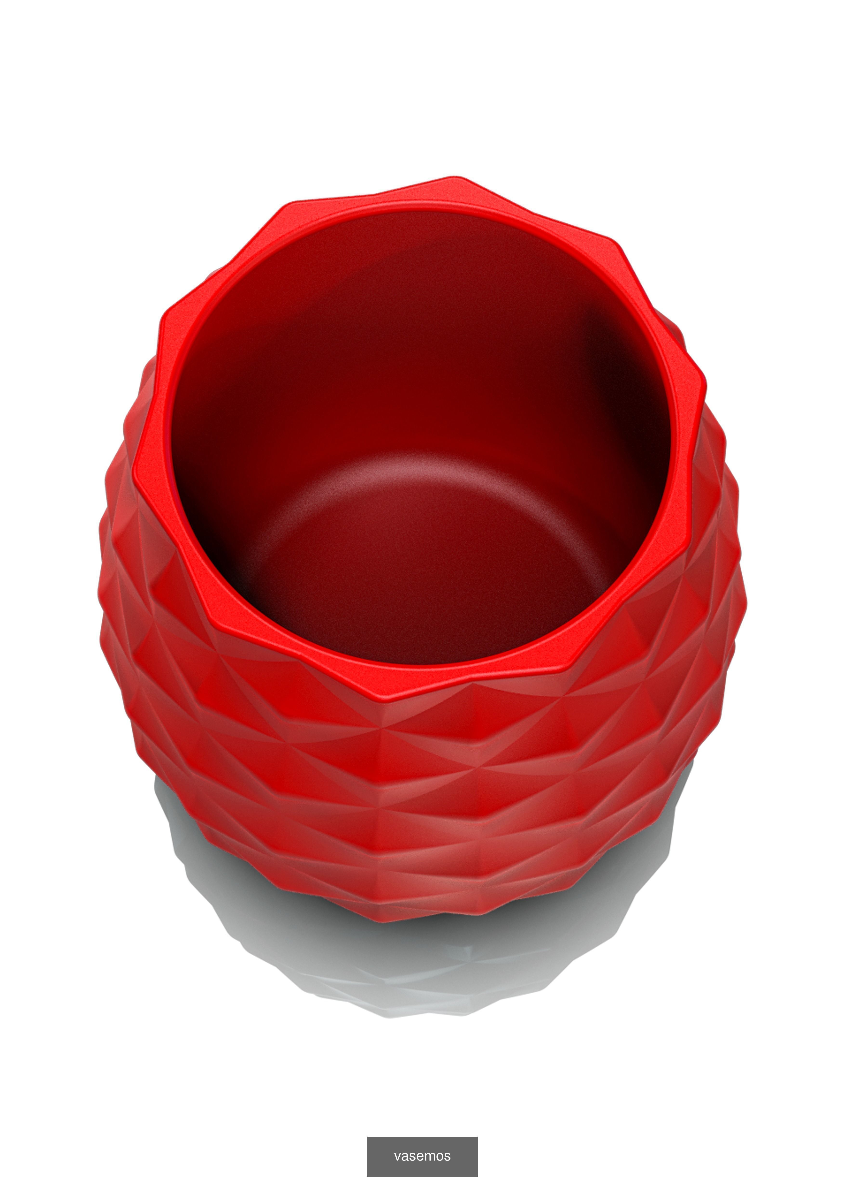 3dprint collection vase with wavy lines _154