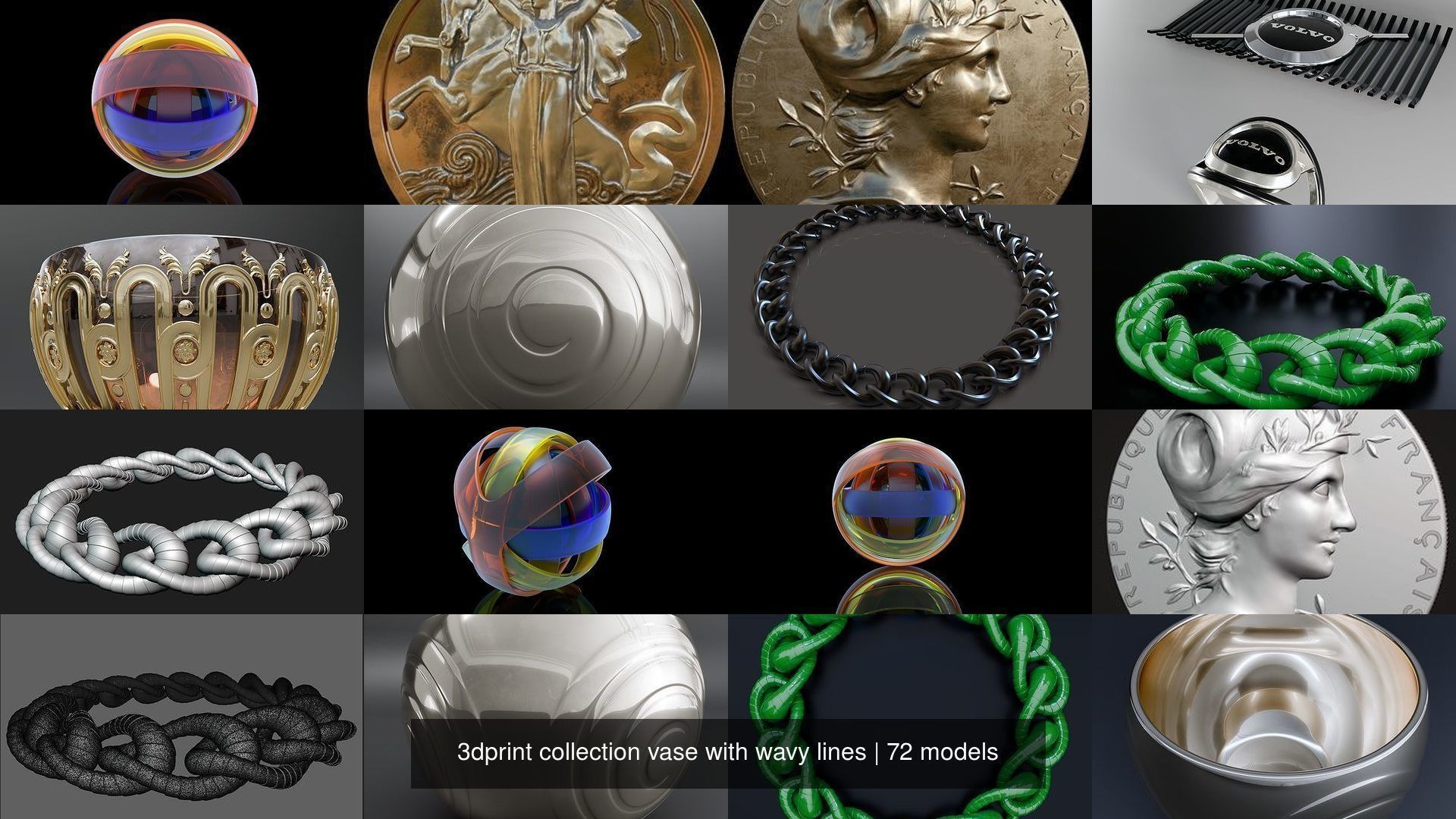 3dprint collection vase with wavy lines _18