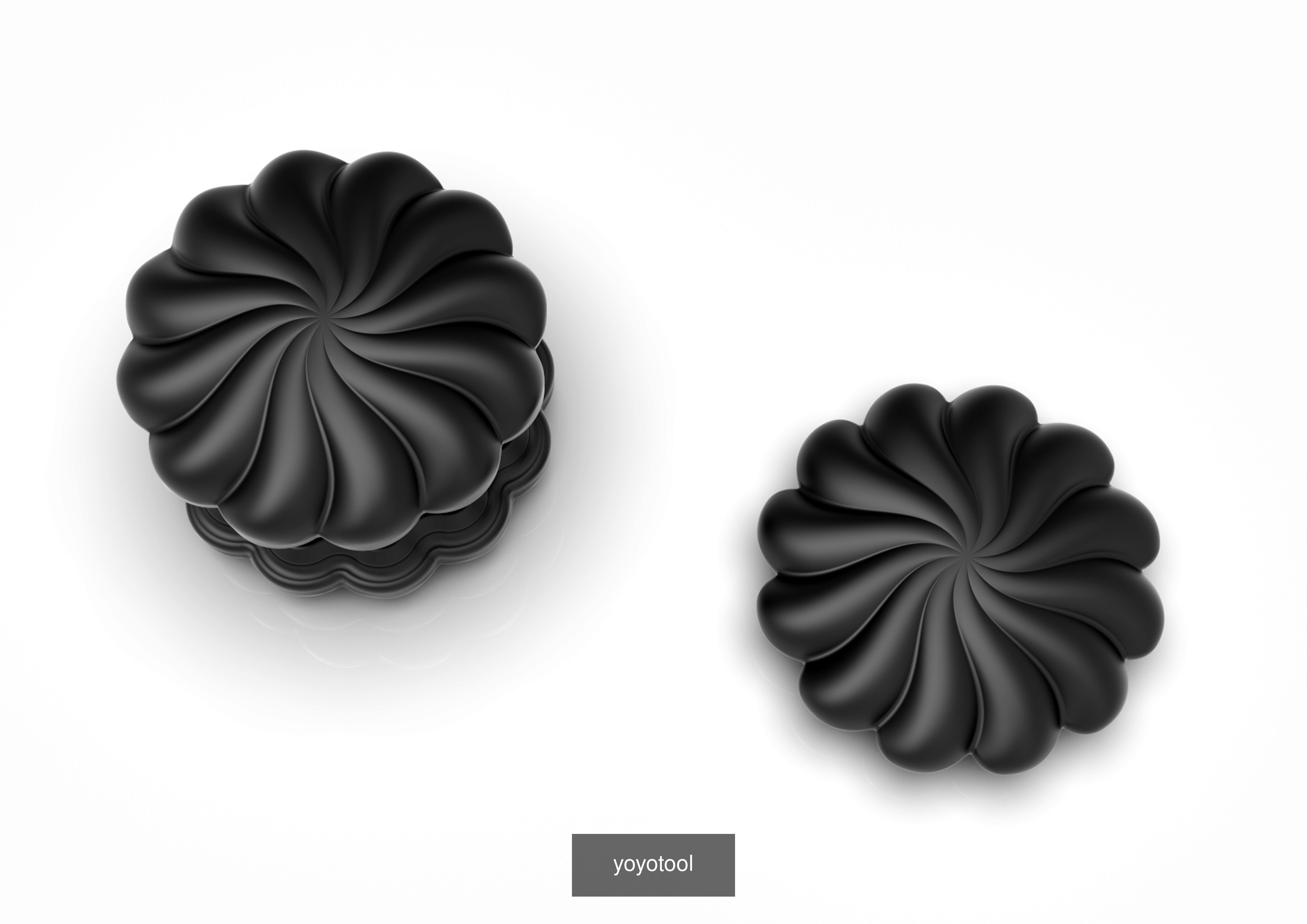 3dprint collection vase with wavy lines _150