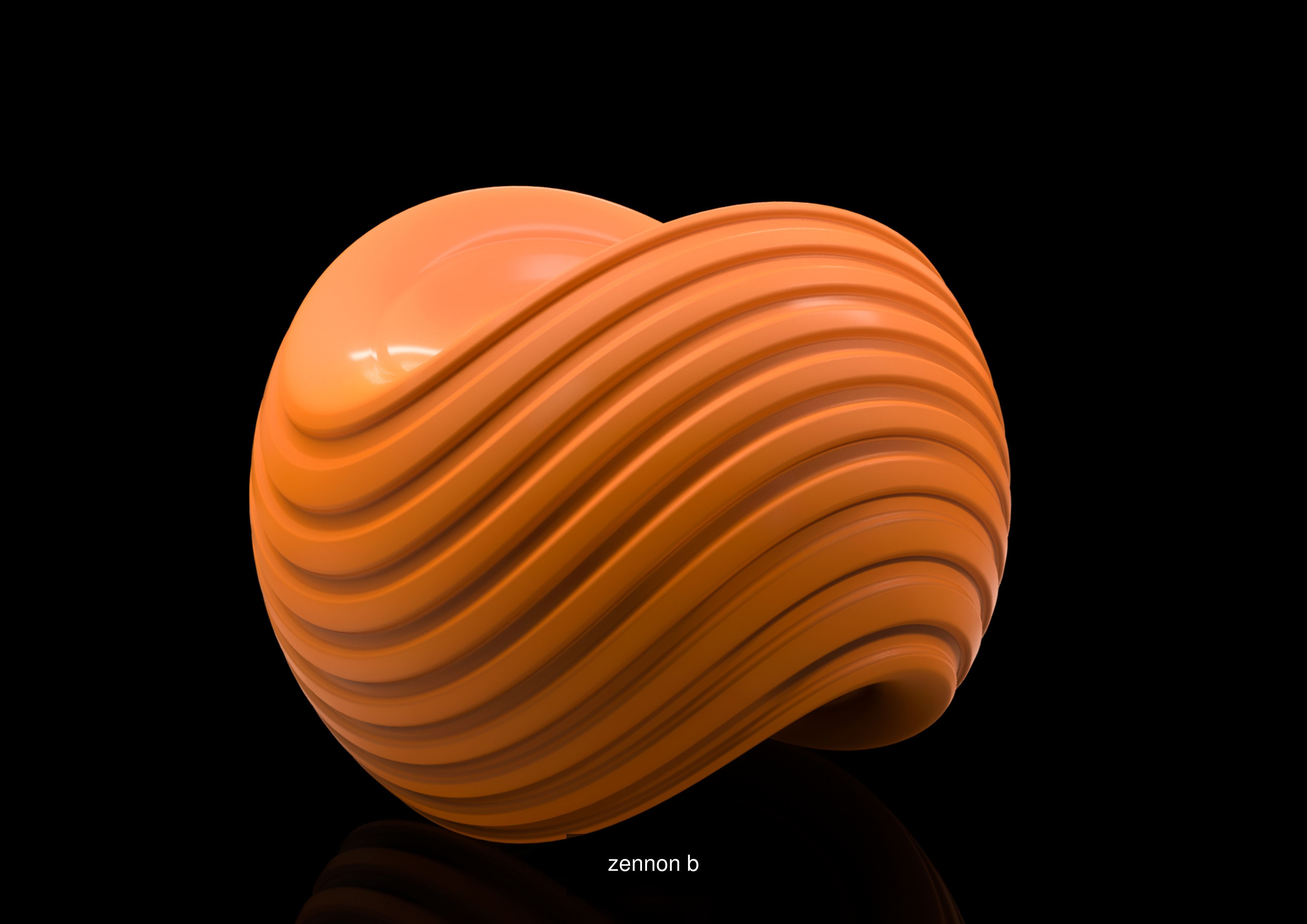 3dprint collection vase with wavy lines _103