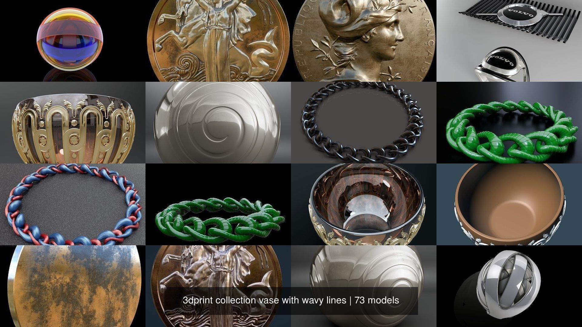 3dprint collection vase with wavy lines _19