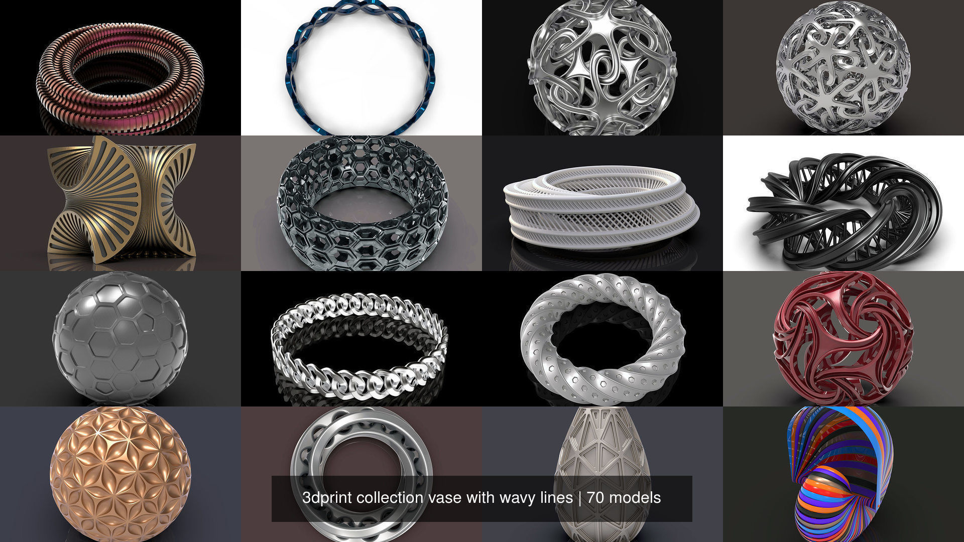 3dprint collection vase with wavy lines _26