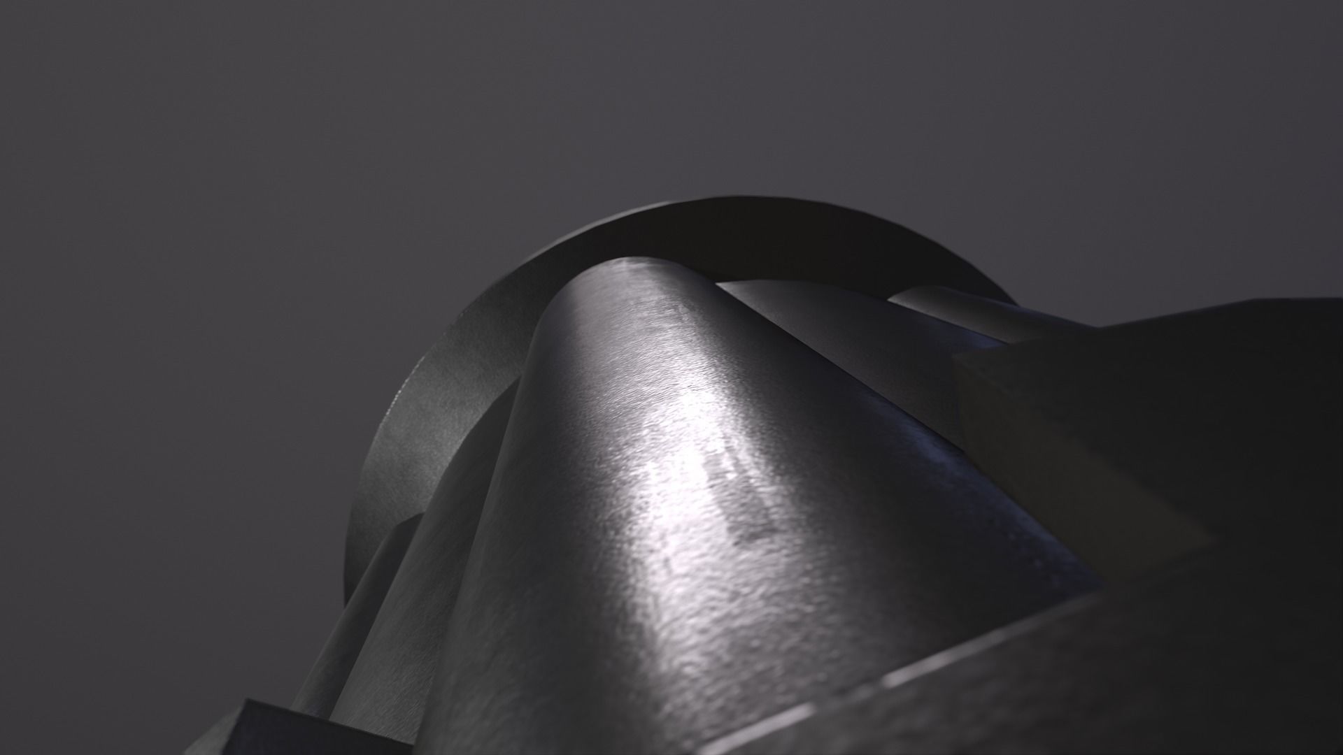 Revolver cylinder Low-poly 3D model_8