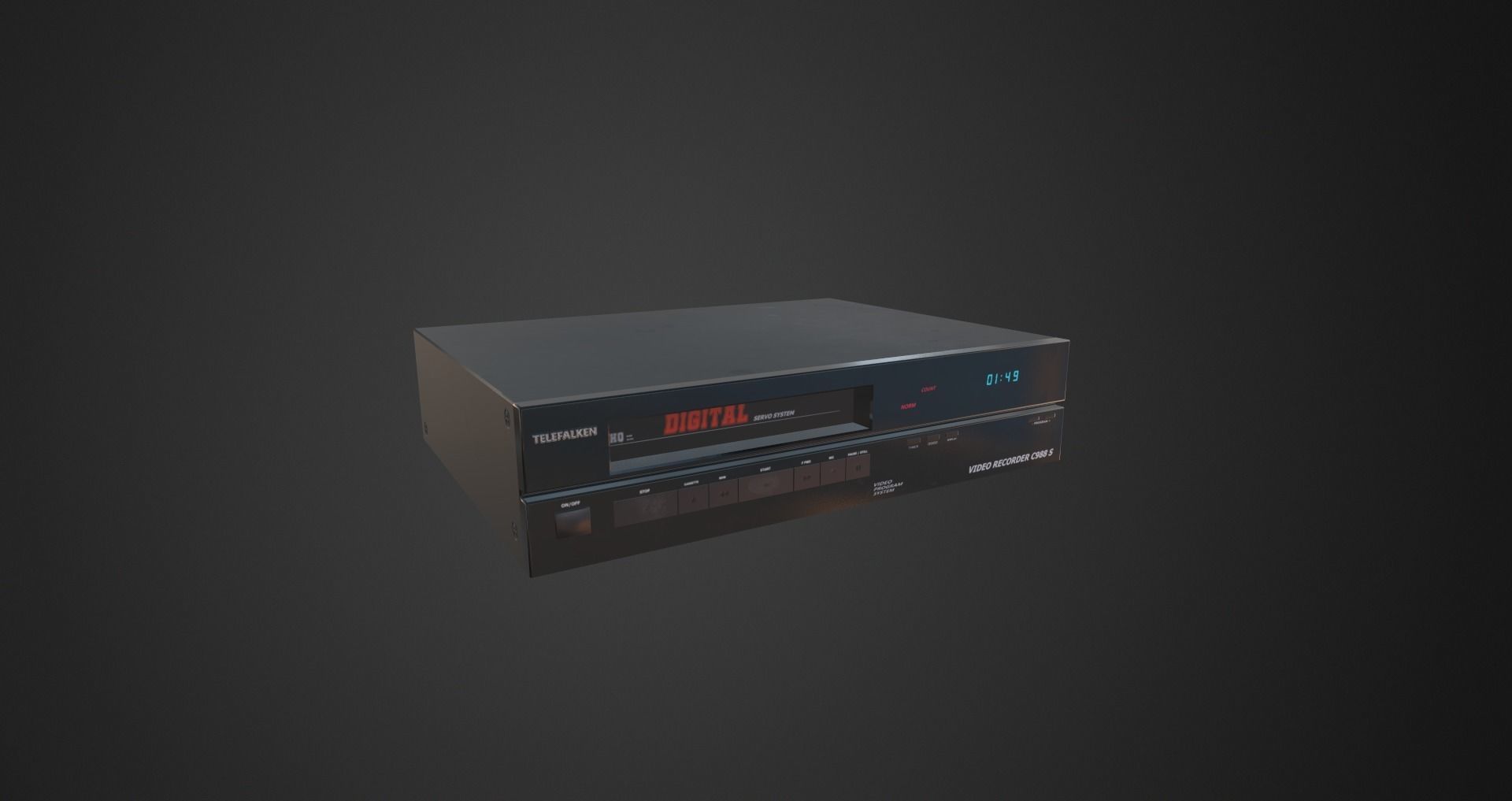 Low-Poly 80s Room 2 Low-poly 3D model_43